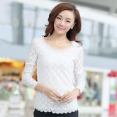 Moda Luxo: Blusa Renda, de Ótima Qualidade. Frete Grátis.