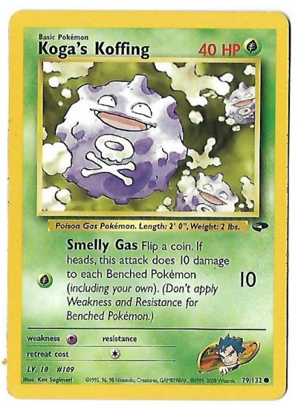 Pokemon Koga's Koffing Gym Challenge