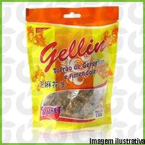Balas de Gergelim e Amendoim Gellim 150 Gramas Sweet