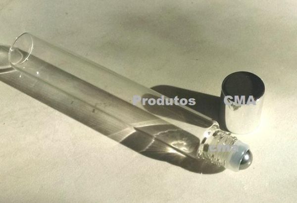 100 Roll On Frasco Labial Flaconete Vidro Liso 10ml