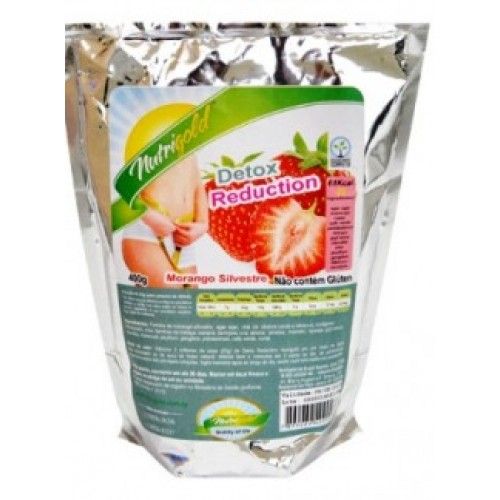 Detox Redution 400g Morango Silvestre Nutrigold.