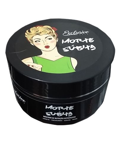 Máscara de Hidratação reparadora instantânea MORTE SÚBITA 300 g Exclusive Hair.