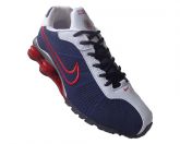 Tênis Nike Shox Turbo V Azul Marinho e Vermelho
