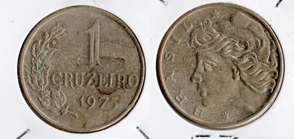 V320-2 - 1,00 cruzeiro 1975 - Tiragem 21.613.000