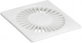GRELHA QUADRADA PLASTUBOS 100MM BRANCA