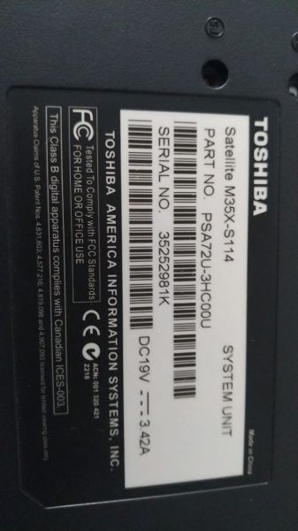 SATELLITE M35X-S114