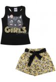 Conjunto Gatinho Preto