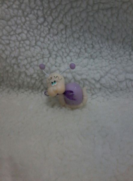 caracol lembrançinha de chá de bebe