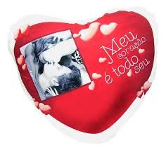 ALMOFADA CORAÇÃO PERSONALIZADA