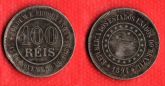 V038-1 - 100 RÉIS 1894  - Tir. 1.881.000