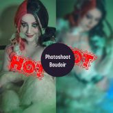 2x Prints 10x15 - Harley Witch Boudoir