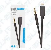 CABO IPHONE COM P2 AUXÍLIO IT-BLUE