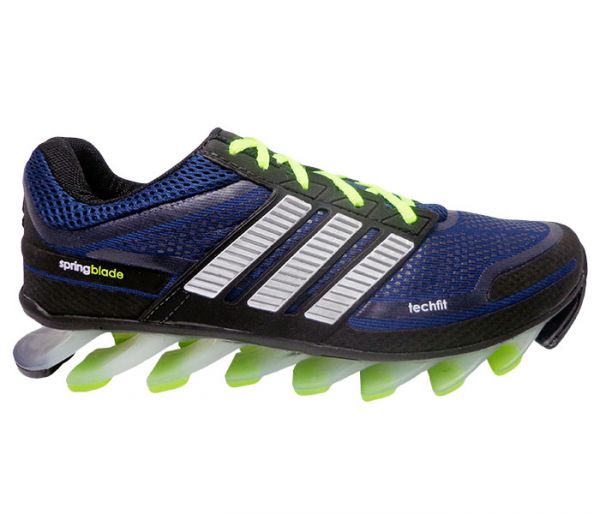 Tênis Adidas Springblade Azul Marinho e Verde 11342