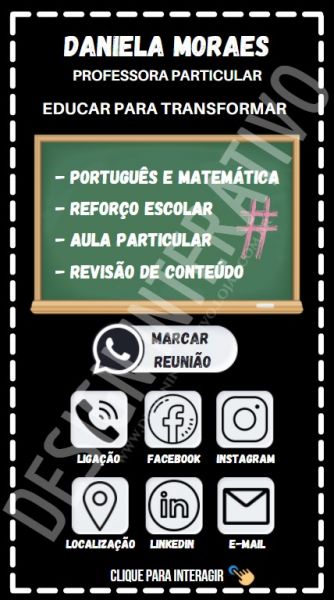 CARTÃO DIGITAL - PROFESSOR(A)