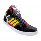 Tênis Adidas Extaball Cano Médio Preto e Amarelo