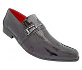 Sapato Social HiperFlex Couro Verniz Preto MOD:13100