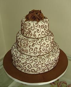 Bolo 15 anos Fake com topo verdadeiro