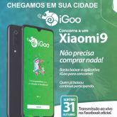 Sorteio Nacional iGoo  Xiaomi9 - sorteio dia 31 de outubro