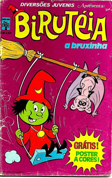 BIRUTÉIA-A BRUXINHA-DIVERSÕES JUVENIS #10-ED.ABRIL-1974