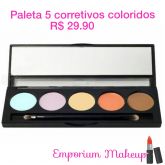 Paleta 5 corretivos coloridos