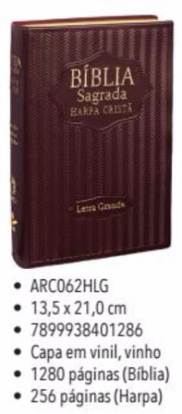 Bíblia com Harpa Letra Grande
