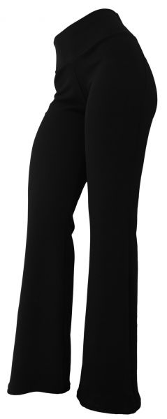 Calça feminina preta EXGGII(60/62) em malha crepe, tecido elegante de excelente qualidade