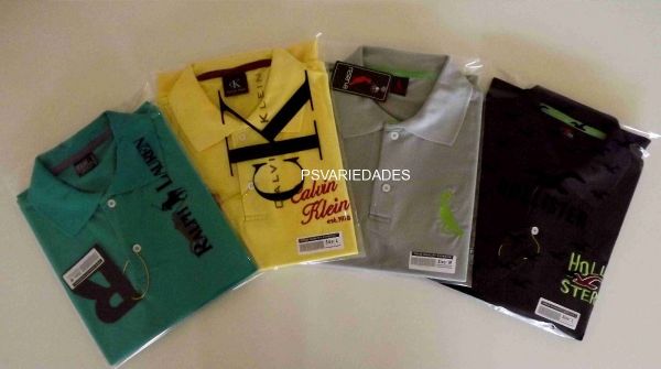 Kit 12 Polos acabamento Premium (Frete grátis)