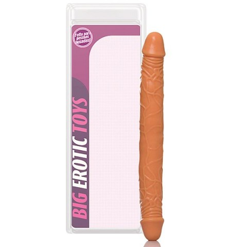 BIG EROTIC TOYS - PRÓTESE PONTA DUPLA | COR: PELE