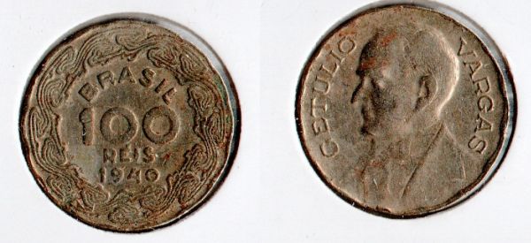 V164 - 100 Réis 1940 - Tiragem 8.797.000