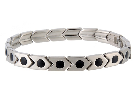 Bracelete Aço Inoxidável com Imã de Energia Cod 90.
