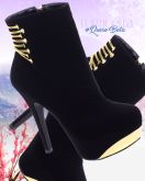 Bota cano curto meia pata feminina- TORRICELLA