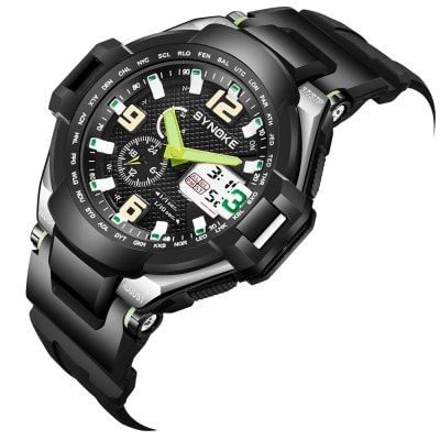 SYNOKE Digital Clock Men Sport Relógios Militares