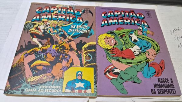 07 Gibis Capitão América 103 110 135 154 156 165 171 Coleção Formatinho Antigo