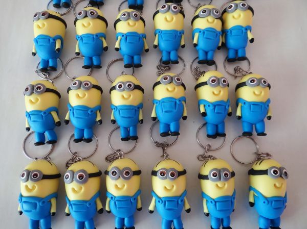 Chaveiro com argola Minions