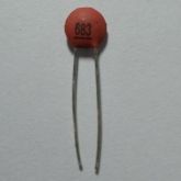 capacitor cerâmico 68nF x 50V
