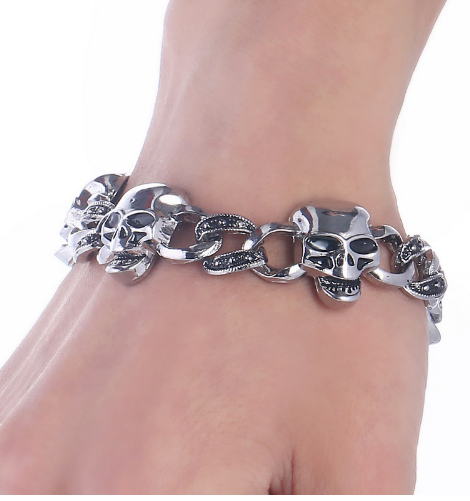Pulseira de aço inoxidável