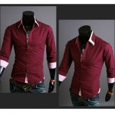Camisa Spring Men Fshion Dress