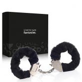 Algema em Metal com Capa em Pelúcia Preta