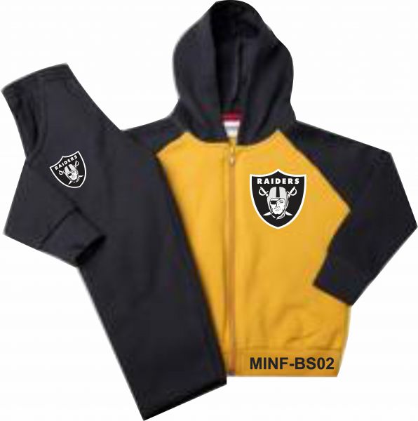 CONJUNTO MOLETOM INFANTIL RAIDERS COD.:01 (8 AO 12 ANOS)