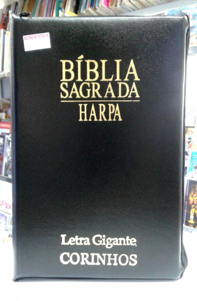 BÍBLIA SAGRADA COM HARPA CORINHOS LETRA GIGANTE JOAO FERREIRA DE ALMEIDA