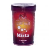SOFT BALL BOLINHA BEIJÁVEL MISTA 8G 02 UNIDADES