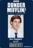 The Office Crachá Dunder Mifflin Jim Halpert