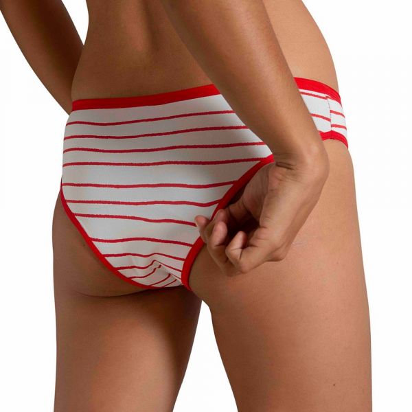 Calcinha Absorvente Bela Gil G - Branca e Vermelha