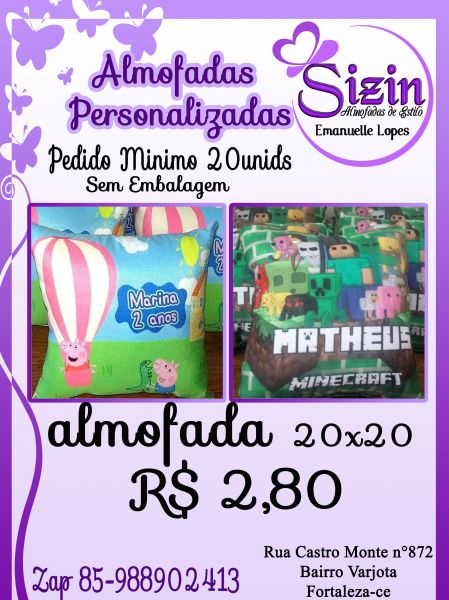 ALMOFADA 20X20