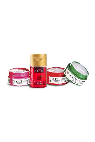 kit sedução morango