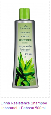 Linha Resistence Shampoo Jaborandi+babosa