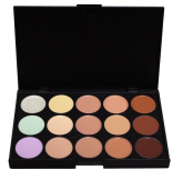 Paleta corretivos e bases 15 cores.
