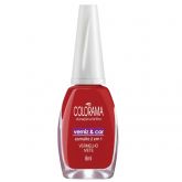 Esmalte Colorama Verniz & Cor 8 ml Vermelho Ivete