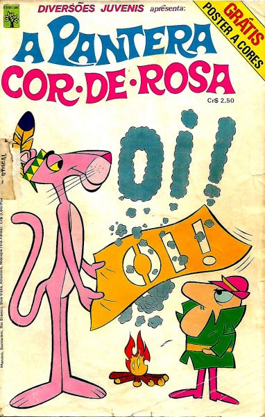 DIVERSÕES JUVENIS #2-A PANTERA COR DE ROSA-1973-ED. ABRIL