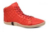 BOTA OSKLEN MATELASSÊ CETIM VERMELHO - SKM-329
